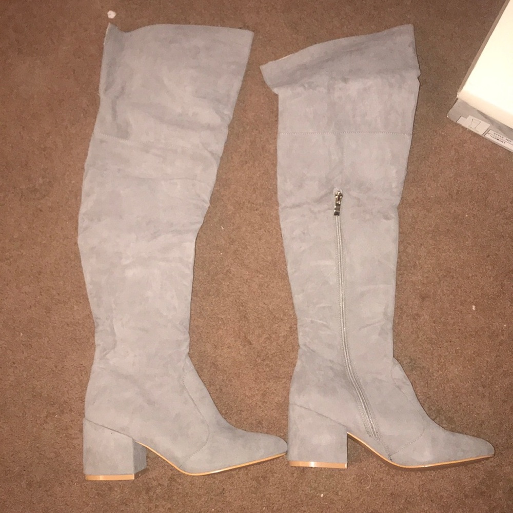 Ego Grey “Harmony” Boots - Never Worn!